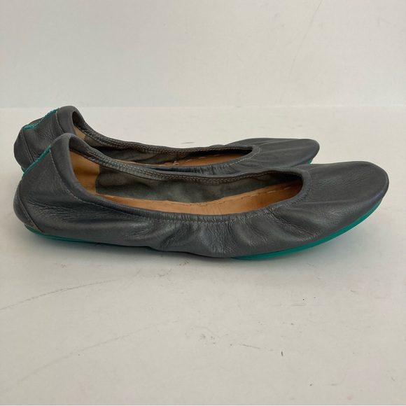 TIEKS By Gavriell Classic Leather Ballet Flats Gray sz 9 - Picture 12 of 15
